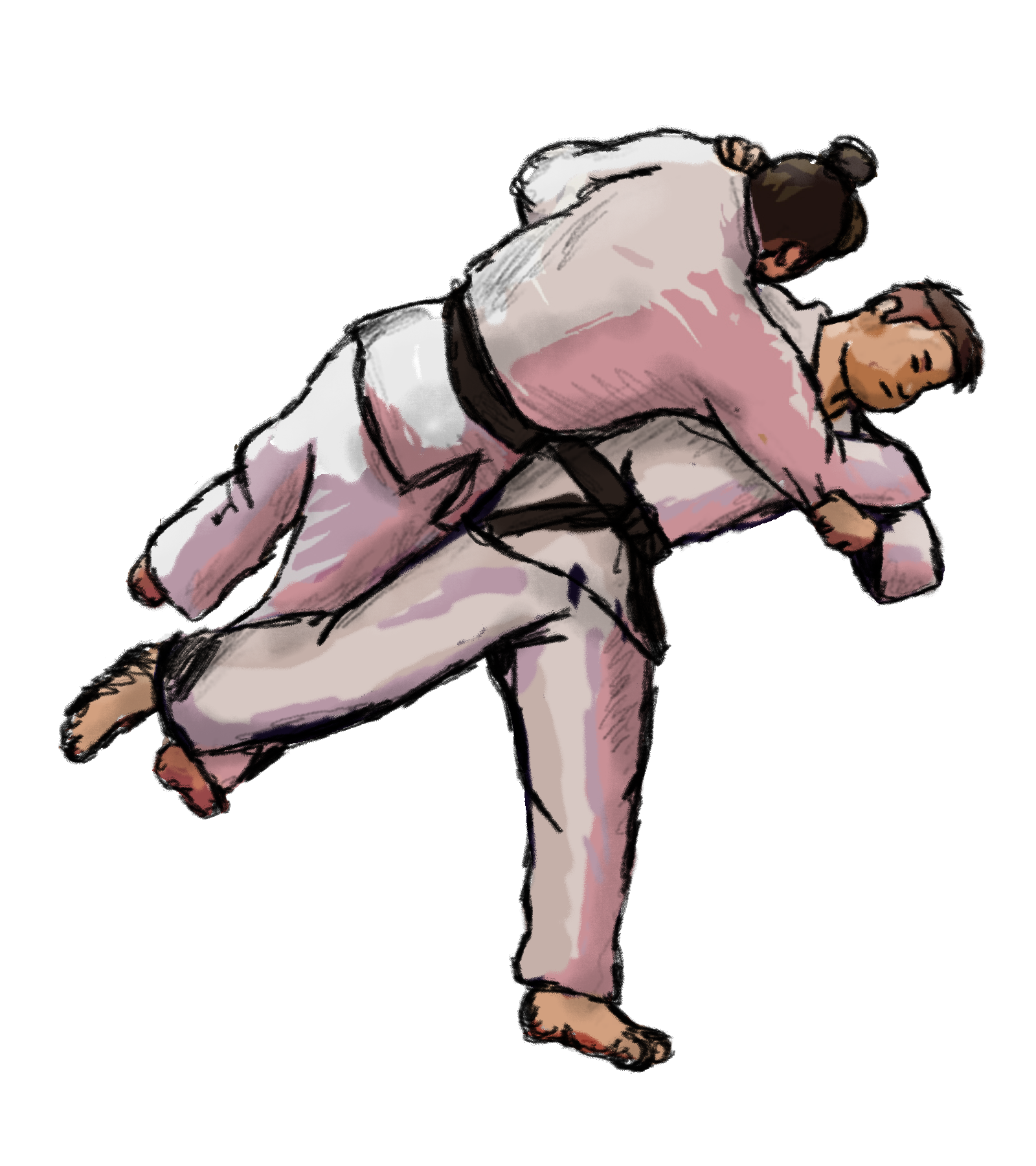 judo art worp haria-goshi