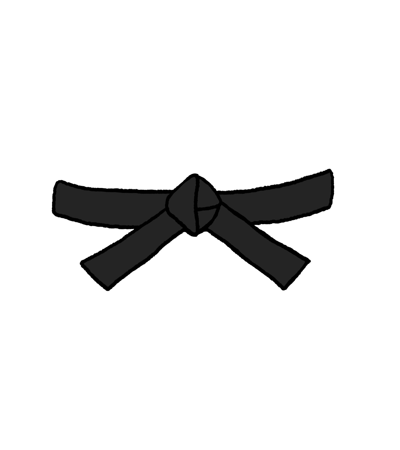 judo band zwart