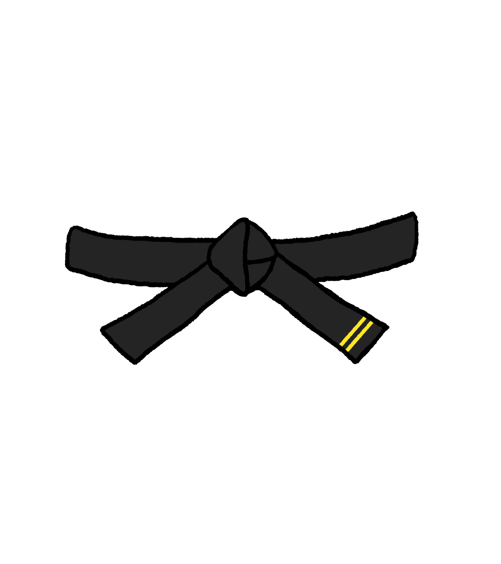 judo band zwart 2e dan