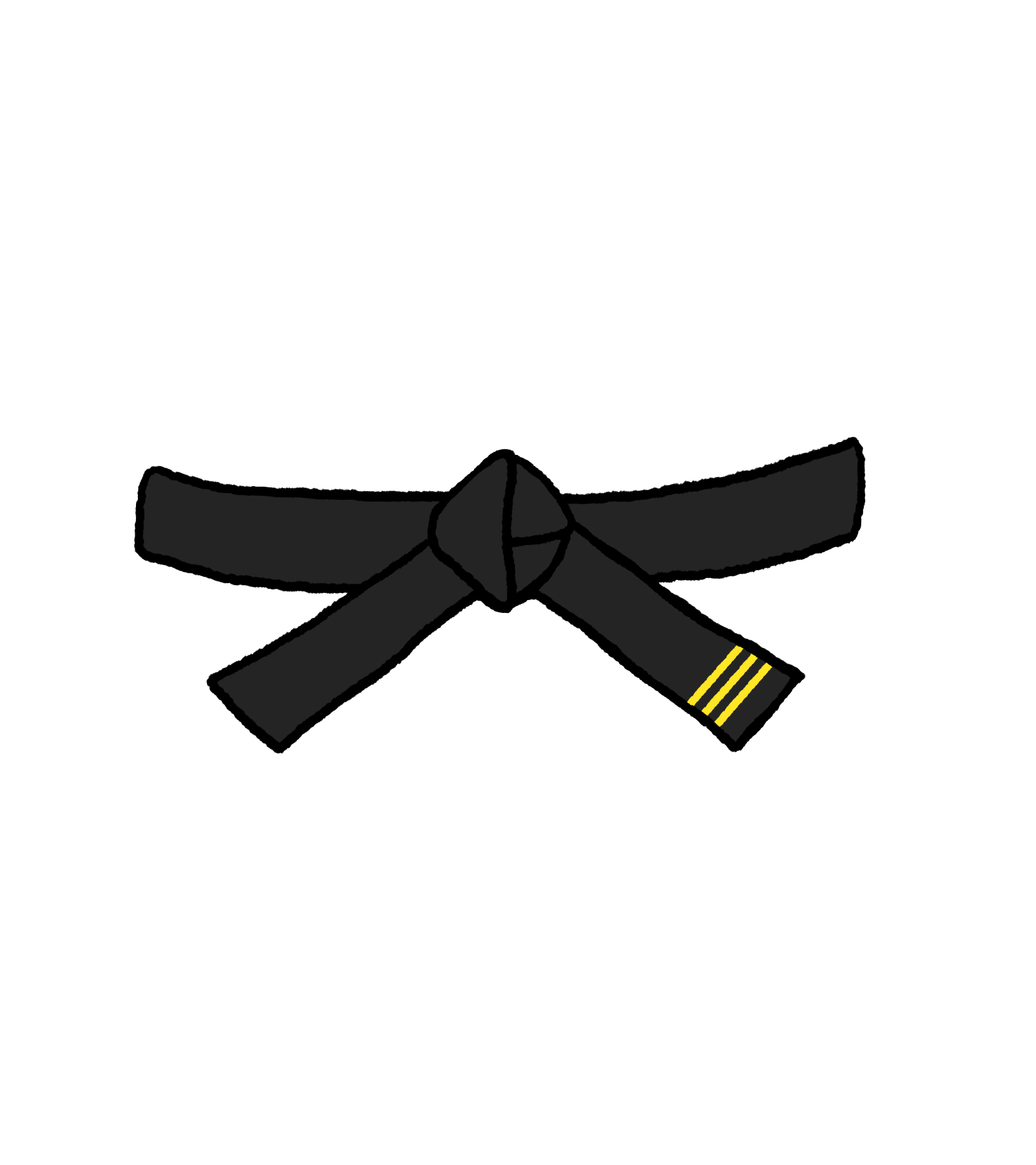 judo band zwart 3e dan