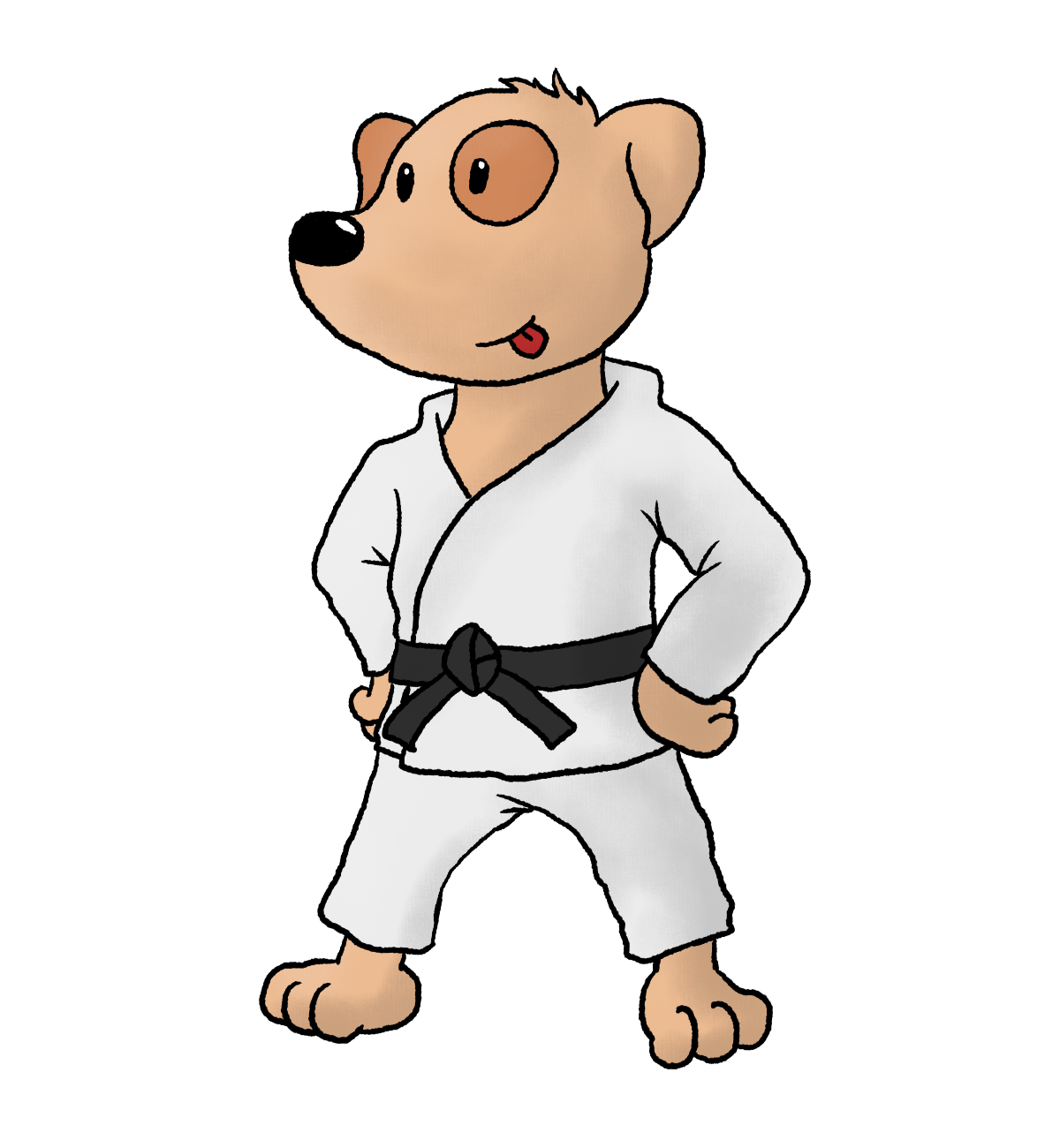 judo hond dier