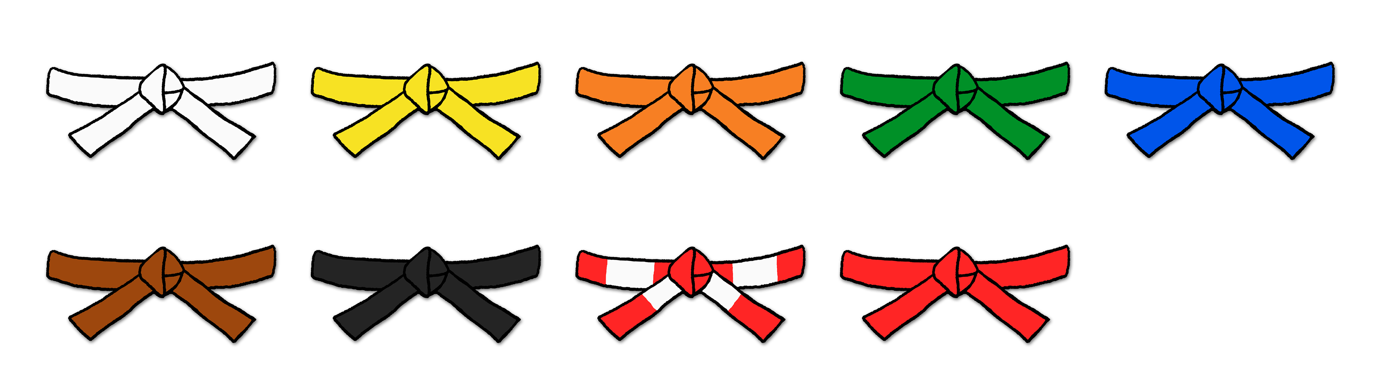 judo banden kleur